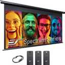 Projector Screen Elite Screens Spectrum, 150-INCH Diag 16:9, Motorized Projection Screen Movie Home Theater 4K/8K Ultra HD Ready, ELECTRIC150H2