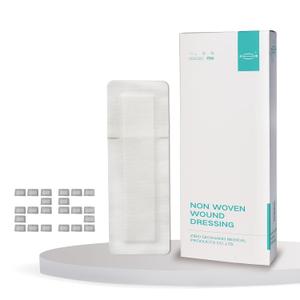 4X12 Inches Extra Large Sterile Adhesive Island Wound Dressing Bandages - Non Woven Bordered Gauze Pads, 25 Individually Pack,Medical Grade by QICHUANG(4X12INCHES-C25)