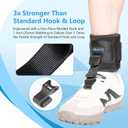 AFO Foot Drop Brace for Walking, Upgraded Zinc Alloy Hook, Includes Eyelet Hook for Elastic Laces, Adjustable Drop Foot Support Brace Fits Left or Right Foot for Men & Women, L/XL