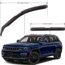 Nilight in Channel Rain Guards for Jeep Grand Cherokee L (3-Row Model Only) 2021-2025 Side Window Deflectors Vent Visors, Smoke Tint, Car Window Shade for Rain/Snow, Reduce Wind Noise, 4PCS