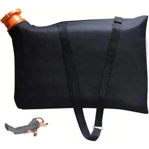 50026858 WGBAG500 Trivac Leaf Collection Bag Compatible with Worx Blower Vacuum Cleaner WG500, WG501, WG502, WG505, WG508, WG509, WG518 - Replacement Leaf Blower Vacuum Bag 50015035