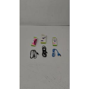 Assortment of Charger Cables, 3 Pack