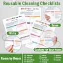 ADHD Cleaning Planner - Cleaning Schedule and Checklist Organizer for Adults and Teens - Daily, Weekly & Monthly Household Cleaning Checklist for ADHD Minds - Stress-Free Housework