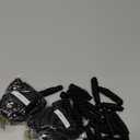 QUEENTAS 3 Packs 10 Inch Short Crochet Hair for Black Women, 8mm Natural Black #1B Hair Extensions Synthetic Braids with Jamaican Bounce, Afro Passion Twist,Kinky Jerry for Daily Party and Casual Wear