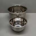 Chicago Metallic Stainless Steel Bowls, Versatile Nesting Mixing Bowls for Every Kitchen Task, Set of 3