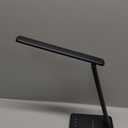 shinelife LED Desk Lamp for Office Home, Bright Desk Light with USB Charging Port, Adjustable Dimmable Desk Lamps 5 Modes 5 Brightness, Touch Study Lamp for Nail, Craft, Puzzle, Sewing, Study, Black