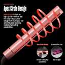 2-in-1 Hair Straightener Flat Iron by BeKind Apex | 1 460F Straightener and Curler for All Hairstyles | UltraSmooth Tech | 15s Fast Heating & Temp Memory | Gift Set for Girls Women (Apex Peach)
