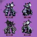 ZPISF 6 FT Halloween Inflatables Skeleton Black Cat and Dog Day of The Dead Outdoor Decorations, Inflatable Halloween Blow Up Yard Decorations with Built-in LED Lights for Yard Lawn Garden Decor