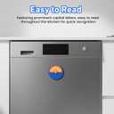 3 x Dishwasher Clean Dirty Sign,Dishwasher Magnet Clean Dirty Sign,Strong-Magnet Non-Scratch Clean-Dirty-Magnets for Dishwashers,Rotary Button,Easy to Read & Slide,Kitchen Decor