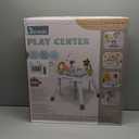 Time Followers® 4-in-1 Baby Activity Center | 3 Stage Grow Stationary Standing Toddler Play Table | Tummy Time,Exersaucer, Jumpers & Bouncers | Babies Essential for Baby Ages 6M+ (White)