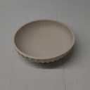 Large Decorative Bowl - Fruit Bowl for Kitchen Counter - Modern Decorative Bowl for Home Decor,Key Bowl for Entryway Table - Artificial Stone Beige