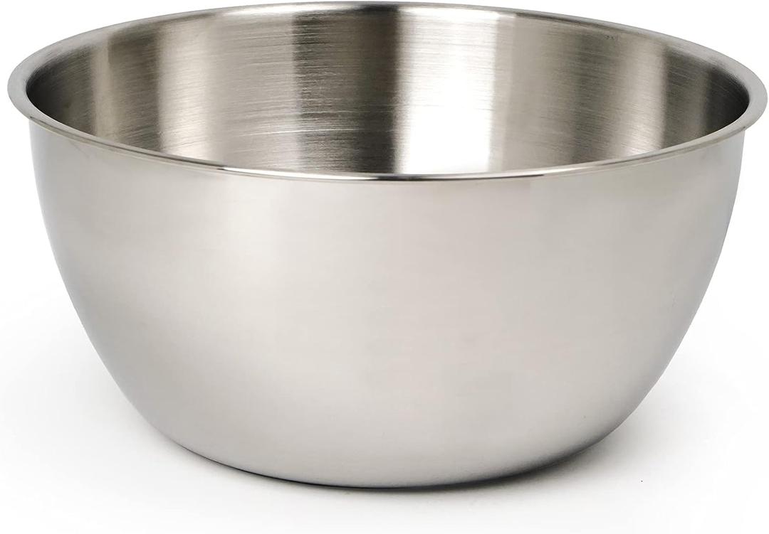 RSVP International Endurance Stainless Steel Mixing Bowls, 6 Quart
