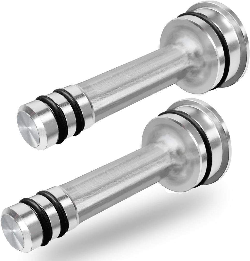 2Pack 6l80 Thermostat Bypass Kit, Thermal Bypass Valve 6l80 Compatible with 6L80 6L90 and 8L90 Transmission Thermostat Bypass Tool with Buna O-rings CNC Machined Aluminum