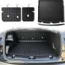 Trunk Mats Set for 2026 Jeep Cherokee Hybrid/Recon/2025-2027 Wagoneer S