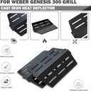 Genesis E310 Grill Replacement Parts 7621 Flavorizer Bars Parts 7524 Grill Grates 65505 Heat Deflector Weber Genesis E-330 E-310 S-330 EP-330 Grill Parts 7620 Flavor Bars Cooking Grates Replacement