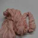 Wokceer Cheesecloth Table Runner 2Pack 10FT Dusty Pink Christmas Gauze Fall Cheese Cloth Table Runner for Party Easter Rustic Sheer Table Runners for Baby Bridal Shower Wedding Table