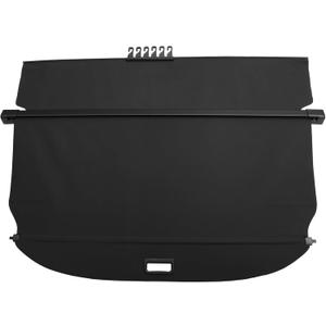 X AUTOHAUX Retractable Cargo Cover for Ford Edge 2015-2022 Waterproof Non Slip SUV Rear Trunk Shielding Shade Black