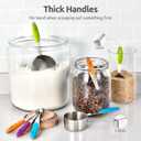 Measuring Cups : U-Taste 18/8 Stainless Steel Measuring Cups and Spoons Set of 10 Piece, Upgraded Thickness Handle (Multicolors)