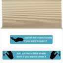 NOVINO RV Blinds for Camper Window,RV Shades Camper Blinds for Travel Trailers,Motorhome Pleated Window Shades-44 W x 38" L