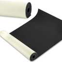 Vesici 1 Roll 23.5 x 200 Inch Work Bench Mat Self Adhesive Resistant PU Floor Runner Easy to Clean Workbench Mat Pad for Garage Workbench or Table Storage Tool Organization,Black