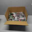 WANNA-CUL Pre-Lit 6 Feet/ 72 Inch Christmas Garland with Lights for Front Door Red White Christmas Mantel Garland Decoration with Ball Ornaments,Candy Canes,Eucalyptus Leaves, Battery Operated 30 LED