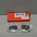 livho 2025 Trendy Oval Sunglasses - Stylish Polarized Shades for Everyday - Retro Metal Frames