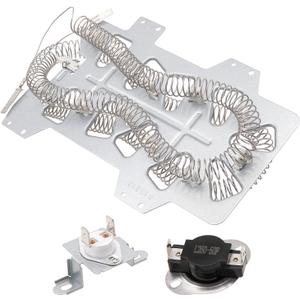 DVE45T3400V/A3 Dryer Heating Element Kit Compatible With Samsung DVE41A3000W/A3 DVE45T3200W/A3 DVE45T3400P/A3 DVE45T3400W/A3 DVE45R6100C/A3 DVE45R6100W/A3 DVE45R6100P/A3 DVE45T6000W/A3