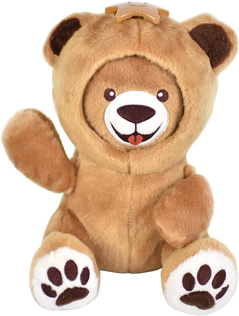 Whatsitsface 12 Inch Teddy Bear Plush with 6 Different Faces