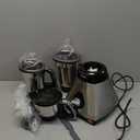 Preethi Steele 3-Jar Mixer Grinder, 550-Watt, Silver