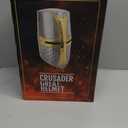 Szco Supplies 14 Decorative Barrel Brass Helm Crusader Helmet (910902), One Size