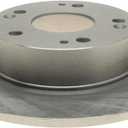 ACDelco Silver Rear Brake Rotor 18A1339A | GM 19261833 Brake Rotors for Select Honda Accord, Acura RDX and more