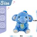 Elephant Stuffed Animals Plush Toy for Baby Girls Boys, 9.84inch Blue Stuffed Elephant Plush Gifts for Birthday
