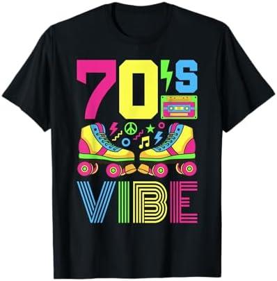 70s Vibe 1970s Fashion Theme Party Outfit Seventies Costume T-Shirt, 3XL
