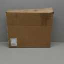 Seachrome 18 inch Silhouette Slimline Folding Wall Mount Shower Bench Seat, Light Gray Seat with Silver Frame