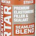 DAP Textured Mortar Premium Elastomeric Latex Filler & Sealant, Beige, 10.1 Oz (7079810081)