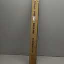 Heavy Duty Double Curtain Rods With Cylindrical Cap Finials 36 to 72" Telescoping 1 Inch Diameter Front and 5/8 Inch Diameter Back Window Drapery Rods, Matte Black