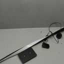 Brightech Helix Modern Color Changing LED Floor Lamp - 48 Tall Lamp with RGB Color Gradient and Contemporary Twisting Column Pole - Corner or End Table Standing Lamp - Built-in NO APP - Black