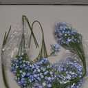 Janinka 30 Pcs Baby Breath Artificial Flowers Bulk Artificial Baby Breath Gypsophila Flower 20.8 Inch Real Touch Faux Gypsophila Bouquet Fake Floral Greenery for Wedding Party Decor (Blue)