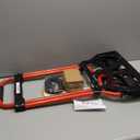 Stair Climbing Cart, 280 lbs Capacity Stair Climber Hand Truck and Dolly, Heavy-Duty Folding Stair Dolly with Stretchable Handle, 10 Wheels & 2 Elastic Ropes for Home Shopping Moving Warehouse