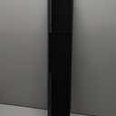 Black Adjustable Fireplace Hood for 28 to 48" Fireplace Hood Heat Shield Equipped with Insulation Cotto