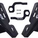 PRO CAKEN Universal 7/8" 22mm and 1 1/8" 28mm Handle Bar Hand Guards CNC Bracket for Dirt Bike Motocross ATV Scooter for CRF KLX KX LTR TRX SX SXF EXC XCW Grizzly Hawk 250 Bicycles-Black