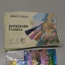 160 Pack Bulk Bookmark Tassels, 5 Inch Soft Silky Tassels with Loops, 20 Colors for Bookmarks, DIY Crafts & Keychain Making, Multi-Color Tassel Set