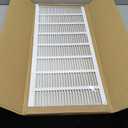 32x12 Return Air Grille(Duct Opening Size),Air Return Vent Cover,Flat Vent Cover,Rejillas De Aire Acondicionado Para Casa,Return Air Grilles,Outer Dimensions:33.75"Wx13.75"H(32"W x 12"H, Duct Opening)