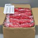 VEVOR Chair Covers, Polyester Spandex Chair Cover, Stretch Slipcovers for Wedding Party Dining Banquet Flat-Front Chair Covers (Red-a, 50PCS)