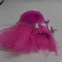 Girls Led Light up Angel Wings Kids Butterfly Wings Costume 4Pcs Sets (One Size Fit for 3-11Year, Hot Pink)