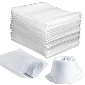 100 Pack Foam Pouches 8x12 inch, Cushion Foam Wrap Pouches for Safeguarding Mugs,Cups,Glasses,China and Dishes - Bubble Bags Wrap Pouches Packing Supplies for Moving and Storage