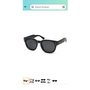 SOJOS Retro Round Polarized Sunglasses for Men Women Vintage Classic Thick Womens Square UV400 Shades SJ2321