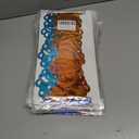 8 x Blue Dog Birthday Party Decorations, 2 Packs Orange and Blue Tinsel Backdrop,Dog Paw Birthday Party Supplies 3.3 x 6.6ft Foil Fringe Curtains, Photo Booth Props Backdrop Streamers