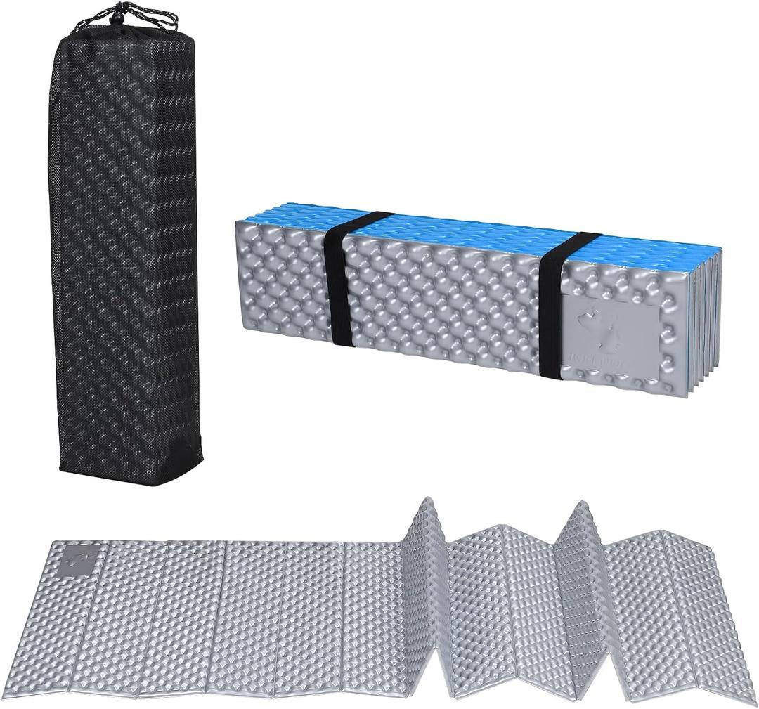 PATIKIL Closed Cell Foam Sleeping Pad Insulated R-Value 2.1 Foldable Sleeping Pad Lightweight Sleeping Mat for Camping Backpacking Hiking Outdoor