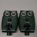 Solar-Powered Ultrasonic Animal Repellent with Motion Sensor, Waterproof Cat Deterrent with LED Flashing Lights, Perfect for Outdoor Yards, Effective to Repel Cats, Dogs, Coyotes, Raccoons, and Deer. (Green)